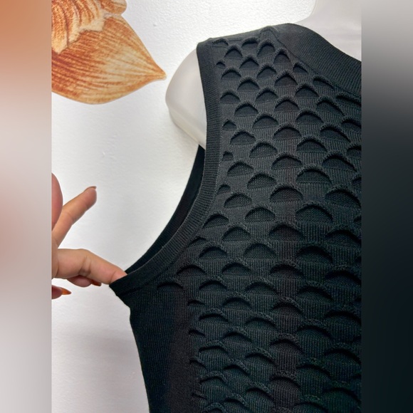 CONNECTED APPAREL Black Textured Sleeveless Dress - Picture 5 of 12